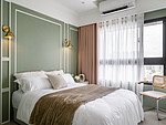 72平米现代简约风三室卧室装修效果图，背景墙创意设计图
