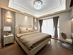 183平米美式风格三室卧室装修效果图，软装创意设计图