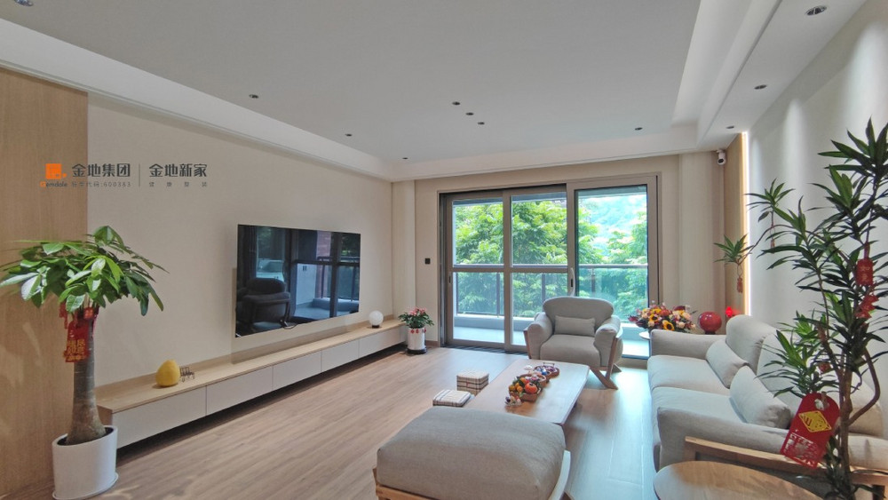 180平米日式风格三室客厅装修效果图，电视墙创意设计图