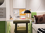 83平米现代简约风三室儿童房装修效果图，软装创意设计图
