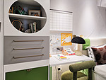89平米现代简约风三室儿童房装修效果图，软装创意设计图