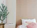 108平米北欧风格三室卧室装修效果图，背景墙创意设计图