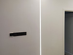146平米现代简约风四室走廊装修效果图，墙面创意设计图