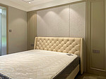 126平米美式风格复式卧室装修效果图，背景墙创意设计图