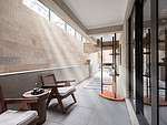69平米日式风格三室阳台装修效果图，背景墙创意设计图