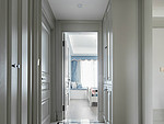 192平米美式风格四室客厅装修效果图，门窗创意设计图
