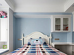 150平米美式风格四室儿童房装修效果图，软装创意设计图