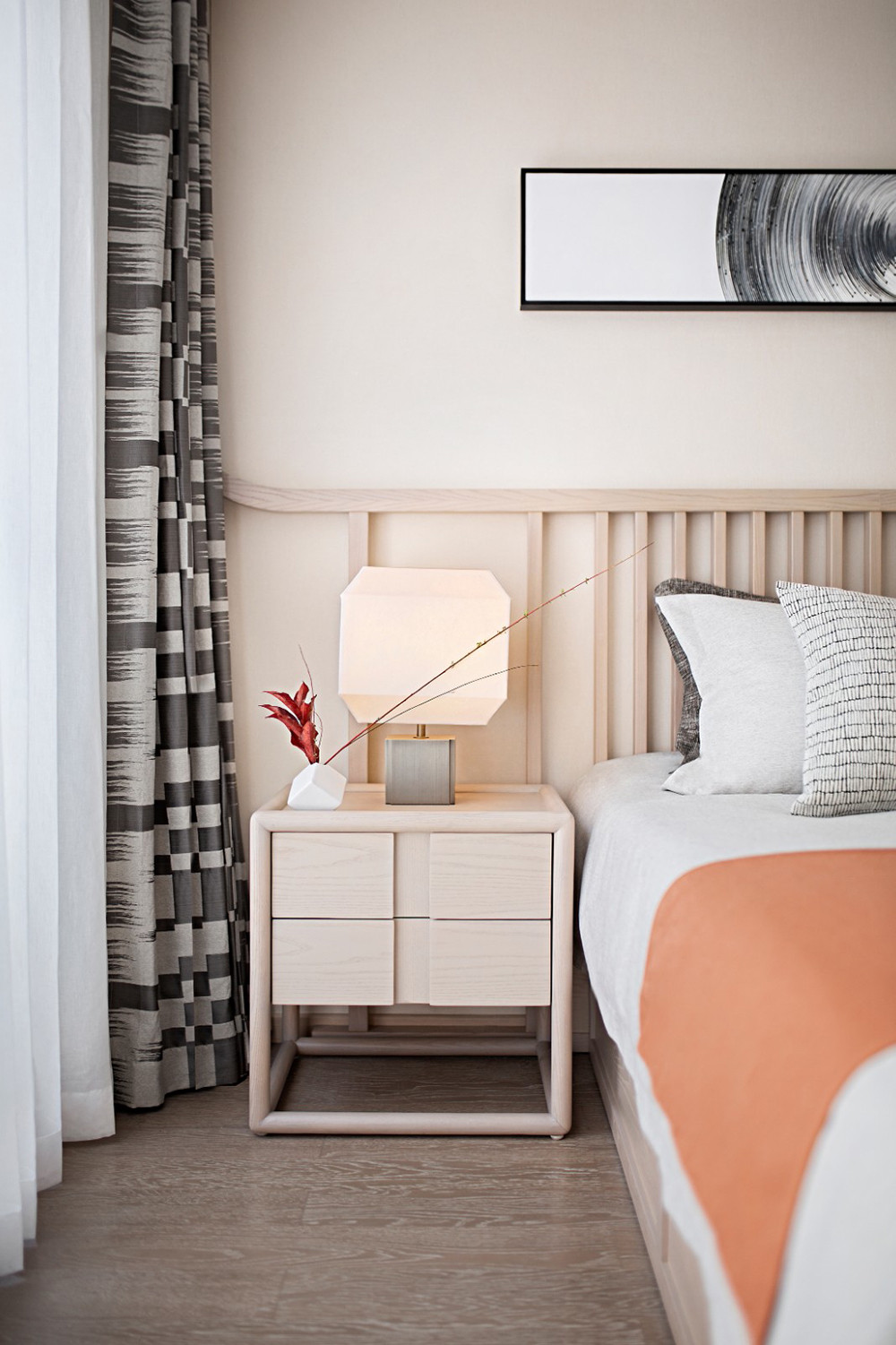 311平米日式风格三室卧室装修效果图，软装创意设计图