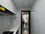 88平米现代简约风三室厨房装修效果图，橱柜创意设计图