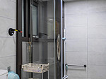 68平米轻奢风格五室卫生间装修效果图，盥洗区创意设计图