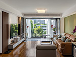 96平米现代简约风三室玄关装修效果图，沙发创意设计图