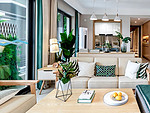 85平米北欧风格四室客厅装修效果图，沙发创意设计图