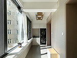 188平米现代简约风三室阳台装修效果图，软装创意设计图