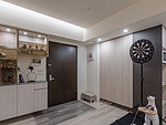 88平米北欧风格三室玄关装修效果图，玄关柜创意设计图