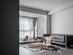 87平米北欧风格四室客厅装修效果图，门窗创意设计图