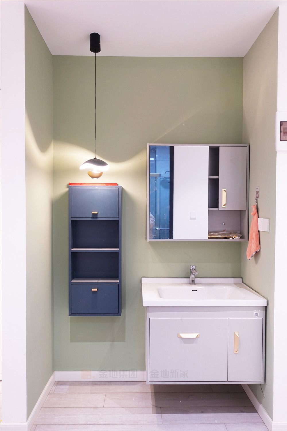 280平米混搭风格五室卫生间装修效果图，盥洗区创意设计图