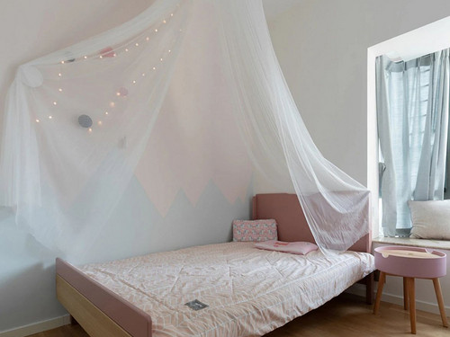 134平米日式风格四室儿童房装修效果图,软装创意设计图
