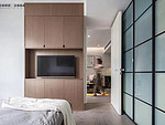 106平米现代简约风三室卧室装修效果图，衣柜创意设计图