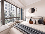 90平米现代简约风三室卧室装修效果图，背景墙创意设计图