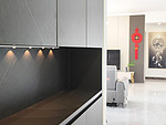 135平米现代简约风三室玄关装修效果图，玄关柜创意设计图