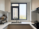 100平米现代简约风三室厨房装修效果图，软装创意设计图