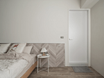 133平米现代简约风二室卧室装修效果图，门窗创意设计图