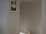 107平米现代简约风二室走廊装修效果图，软装创意设计图