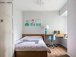 111平米现代简约风三室卧室装修效果图，照片墙创意设计图