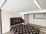 108平米轻奢风格三室卧室装修效果图，软装创意设计图