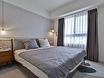 126平米美式风格三室卧室装修效果图，软装创意设计图