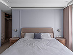 101平米现代简约风三室卧室装修效果图，软装创意设计图
