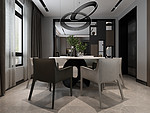 180平米轻奢风格三室客厅装修效果图，软装创意设计图