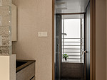 96平米简欧风格三室卫生间装修效果图，盥洗区创意设计图