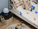 98平米北欧风格四室儿童房装修效果图，软装创意设计图