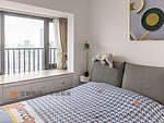 105平米现代简约风三室卧室装修效果图，衣柜创意设计图