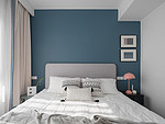 78平米现代简约风三室卧室装修效果图，软装创意设计图