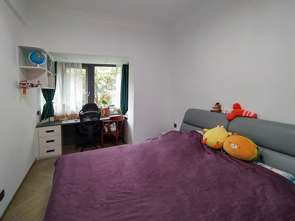 146平米现代简约风四室儿童房装修效果图，软装创意设计图