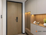 180平米现代简约风三室玄关装修效果图，玄关柜创意设计图