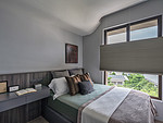 75平米现代简约风二室卧室装修效果图，软装创意设计图