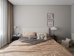 94平米北欧风格四室卧室装修效果图，软装创意设计图