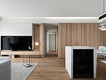 130平米北欧风格二室走廊装修效果图，软装创意设计图
