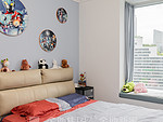 102平米现代简约风三室儿童房装修效果图，软装创意设计图