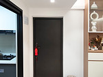 80平米现代简约风二室玄关装修效果图，玄关柜创意设计图