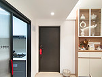 78平米现代简约风二室玄关装修效果图，玄关柜创意设计图