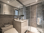 60平米现代简约风二室卫生间装修效果图，盥洗区创意设计图