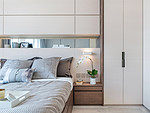 107平米现代简约风三室卧室装修效果图，衣柜创意设计图