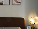 158平米现代简约风三室卧室装修效果图，灯饰创意设计图