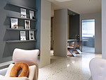 88平米现代简约风二室客厅装修效果图，软装创意设计图