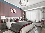 298平米轻奢风格四室卧室装修效果图，背景墙创意设计图