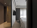 104平米现代简约风四室卧室装修效果图，软装创意设计图